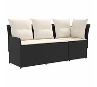 vidaXL Sofá de jardín con Brazo y sofá en Esquina con Almohada 2 Pieza, Pies Ajustables, diseño Moderno, Uso versátil, para Muebles, instalación fácil, Material Duradero, hogar u Oficina 2