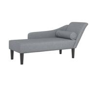 Vidaxl sofá diván con cojines tela gris claro