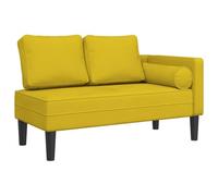 vidaXL Sofá diván con Cojines Terciopelo Amarillo