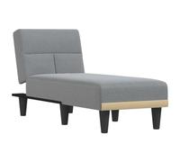 vidaXL Sofá diván de Tela Gris Claro