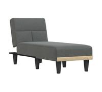 Vidaxl sofá diván de tela gris oscuro