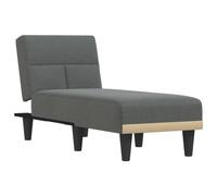 Vidaxl sofá diván de tela gris oscuro