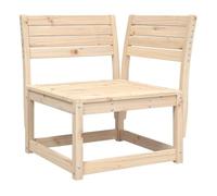 Vidaxl sofá esquinero de jardín madera maciza de pino 73x73x78 cm