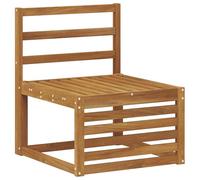 vidaXL Sofá intermedio de Exterior Madera de Acacia Sólida Natural, Muebles de balcón, diseño Modular Moderno, Resistentes al Clima, para relajación Elegante al Aire Libre