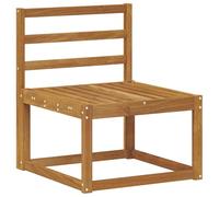 vidaXL Sofá intermedio de Exterior Madera de Acacia Sólida Natural, Muebles de balcón, Madera de Acacia Moderna, diseño Duradero Resistente a la Intemperie, Uso Exterior versátil