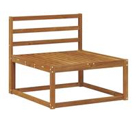 vidaXL Sofá intermedio de Exterior Madera de Acacia Sólida Natural, Muebles Modernos para jardín y balcón, diseño Modular al Aire Libre, seccional Duradero y Flexible.