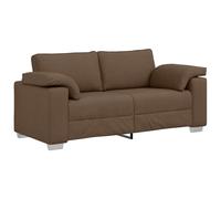 vidaXL Sofá Loveseat Marrón 140 cm Tejido