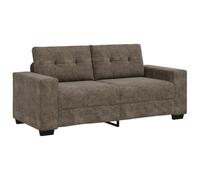 vidaXL Sofá Loveseat Marrón de, cómodo para Dos Personas, con reposabrazos Acolchados. Ideal para la Sala, con un diseño Duradero y Estilo contemporáneo. Muebles Modernos para tu hogar.
