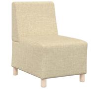 vidaXL Sillón Sofá Tela Crema 55 cm, sofá Individual, sofá cómodo, sillón de televisión, sofá, Asientos de sofá, sofá Relajante