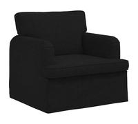 vidaXL Sofá Negro Dimensiones Generales: 84 x 80 x 85 cm (An x P x A)