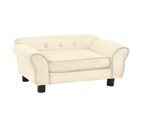 Sofá clásico para perros color Crema