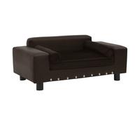 Sofá con cojín extraíble para perros color Marrón