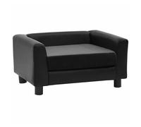 Vidaxl sofá rectangular negro para perros