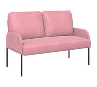 vidaXL Sofás con cojín 110cm Rosa Madera contrachapada, Sala de Estar, Sofás Modernos, Asiento cómodo, Asientos de contrachapado, Muebles Elegantes y duraderos, Interior Elegante