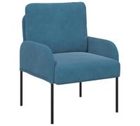 vidaXL Sofás con cojín 55cm Azul Madera contrachapada, Sala de Estar, Sofás Modernos, Asiento cómodo, Asientos de contrachapado, Muebles Elegantes y duraderos, Interior Elegante