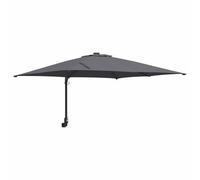 vidaXL Sombrilla de jardín Antracita 248,5 x 247,5 x 160 cm | Ajusta la sombra como quieras, Tela resistente a los rayos UV que aguanta años,