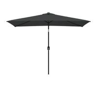 vidaXL Sombrilla de Jardín con Palo de Metal, Parasol Toldo, Refugio Solar, Paraguas para Playa Patio Exterior, Antracita 300x200 cm