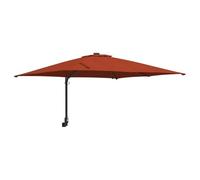 vidaXL Sombrilla de jardín Terracota 248,5 x 247,5 x 160 cm