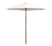 vidaXL Sombrilla de Pie Parasol Pedestal Toldo Cubierta Jardín Patio Terraza Playa Exterior al Aire Libre Protección UV Antiviento Crema