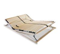 vidaXL Somier de Láminas con 28 Listones 7 Regiones 140x200cm Mueble Cama
