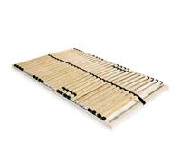 vidaXL Somier de Láminas con 28 Listones con 7 Regiones 140x200cm Mueble Cama