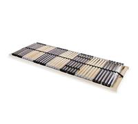 vidaXL Somier de láminas sin colchón con 42 Listones 7 Zonas 70x200 cm