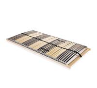 vidaXL Somier Láminas 42 Listones 7 Regiones Madera 140x200 cm Cama Mueble