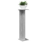 vidaXL Sonoma - Soporte para plantas, color gris, 25 x 25,5 x 100,5 cm, para sala de estar, moderno soporte para plantas, robusto soporte para interiores, soporte para plantas de varios niveles
