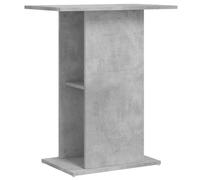 vidaXL Soporte Acuario Madera ingeniería Gris hormigón 60,5x36x72,5 cm