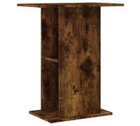 vidaXL Soporte Acuario Madera ingeniería Roble Ahumado 60,5x36x72,5 cm