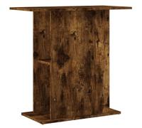 vidaXL Soporte Acuario Madera ingeniería Roble Ahumado 75x36x72,5 cm