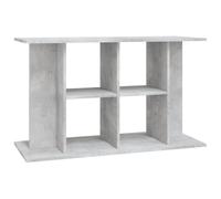 vidaXL Soporte de Acuario Madera ingeniería Gris hormigón 100x40x60 cm