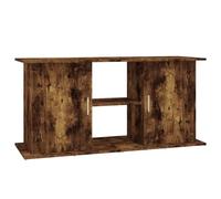 vidaXL Soporte de Acuario Madera ingeniería Roble Ahumado 121x41x58 cm, Mueble para pecera, Armario para Acuario, Soporte de Madera para pecera
