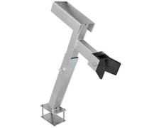 vidaXL Soporte de Cabrestante para Remolque de Barco, Ajustable 62-72 cm, Acero, Soporte de Proa, Capacidad 500-1000 kg, Grosor Acero 2,5 mm, Equipo de Elevación y Sujeción de Barco