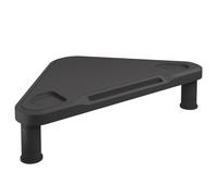 vidaXL Soporte de Esquina para Monitor Pantalla Almacenamiento Elevador Ordenador Oficina Trabajo Portátil Sobremesa Base Oficina Negro
