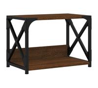 vidaXL Soporte de Impresora 2 Niveles marrón Roble 44x26x31,5 cm