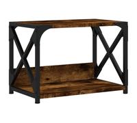 vidaXL Soporte de Impresora 2 Niveles Roble Ahumado 44x26x31,5 cm