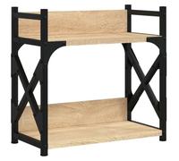 vidaXL Soporte de Impresora 2 Niveles Roble Sonoma 40x20x40 cm