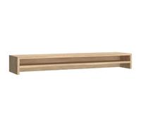 vidaXL Soporte de mesa pantalla contrachapada color roble 100x24x13 cm