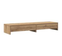 vidaXL Soporte de Monitor con cajones Madera artisian 100x27x15 cm