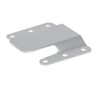 vidaXL Soporte de Montaje Flush 12 pcs Plateado 75 x 66 x 1,4 mm Acero, Soporte de Pared Moderno, Acero, Montaje Empotrado, Proyectos DIY, Hardware Decorativo Duradero