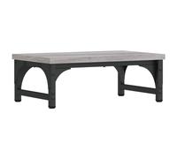 vidaXL Soporte de Pantalla, Estante para Pantalla, Soporte de Monitor, Soporte de Escritorio para Ordenador, Madera de Ingeniería Gris Sonoma