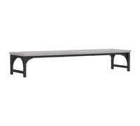vidaXL Soporte de Pantalla, Estante para Pantalla, Soporte de Monitor, Soporte de Escritorio para Ordenador, Madera de Ingeniería Gris Sonoma