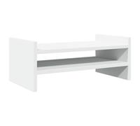 vidaXL Soporte de Pantalla Madera ingeniería Blanco 50x27x20 cm