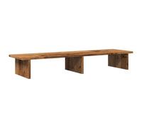 vidaXL Soporte de Pantalla Madera ingeniería Envejecida 100x27x15 cm, Elevador para Monitor, Soporte para Monitor de computadora, Soporte para Elevador de Monitor