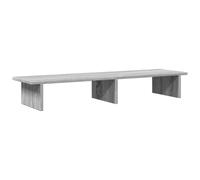 vidaXL Soporte de Pantalla Madera ingeniería Gris Sonoma 100x27x15 cm, Elevador para Monitor, Soporte para Monitor de computadora, Soporte para Elevador de Monitor