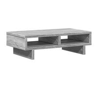 vidaXL Soporte de Pantalla Madera ingeniería Gris Sonoma 50x27x15 cm, Elevador para Monitor, Soporte para Monitor de computadora, Soporte para Elevador de Monitor