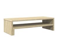 vidaXL Soporte de Pantalla Madera ingeniería Roble Sonoma 54x22x15 cm, Elevador para Monitor, Soporte para Monitor de computadora, Soporte para Elevador de Monitor