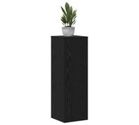 vidaXL Soporte de plantas 2 pcs Roble Negro 33 x 33 x 100 cm, Estante para plantas moderno, soporte en alto para decoración, exhibidor versátil y mueble de jardín