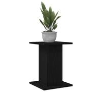 vidaXL Soporte de plantas 2 uds. Roble Negro 30 x 30 x 40 cm | Un look elegante y minimalista que va bien en cualquier habitación, Hecho con madera duradera,